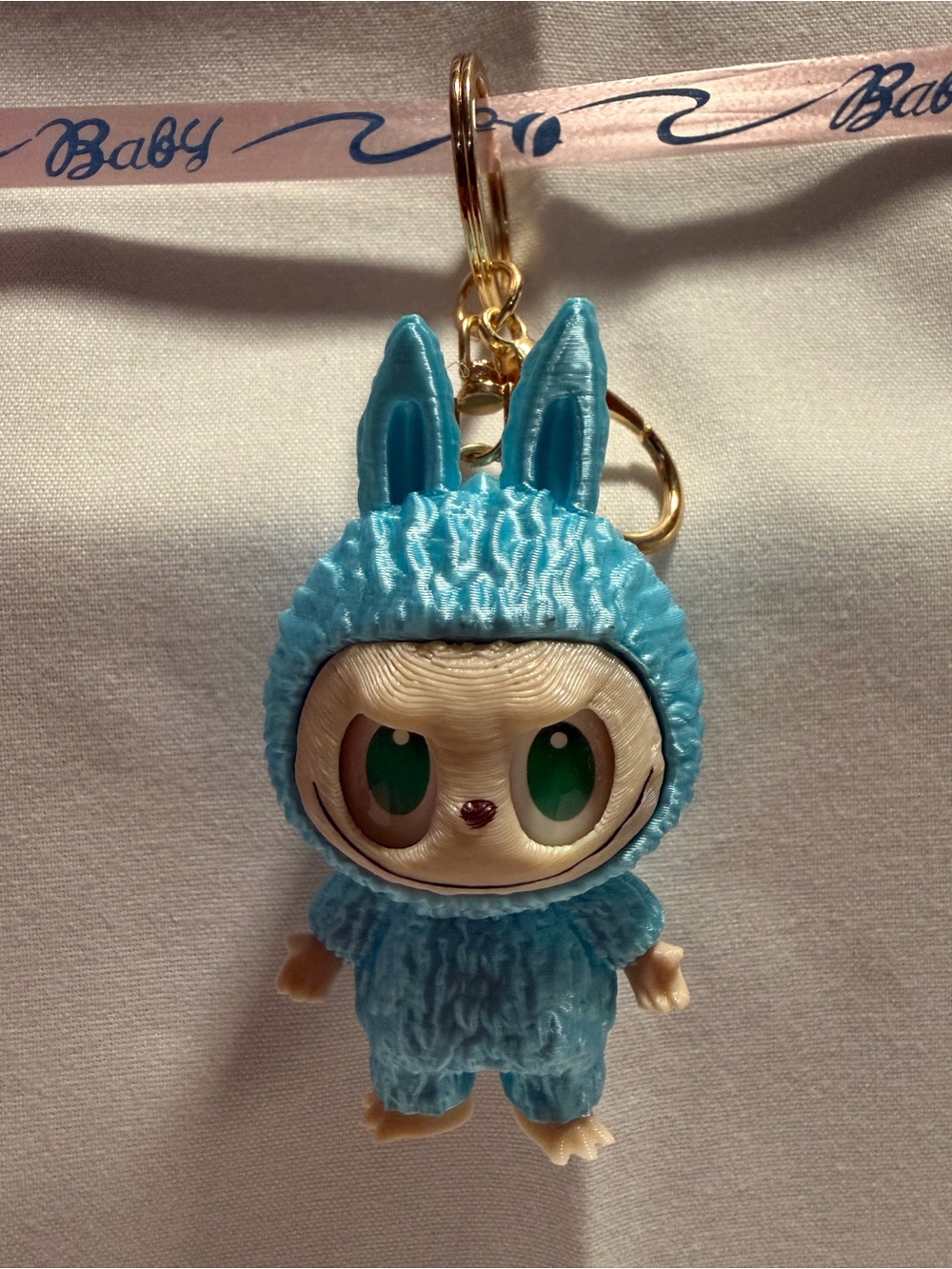 Labubu Keychain multicolor 3D printing